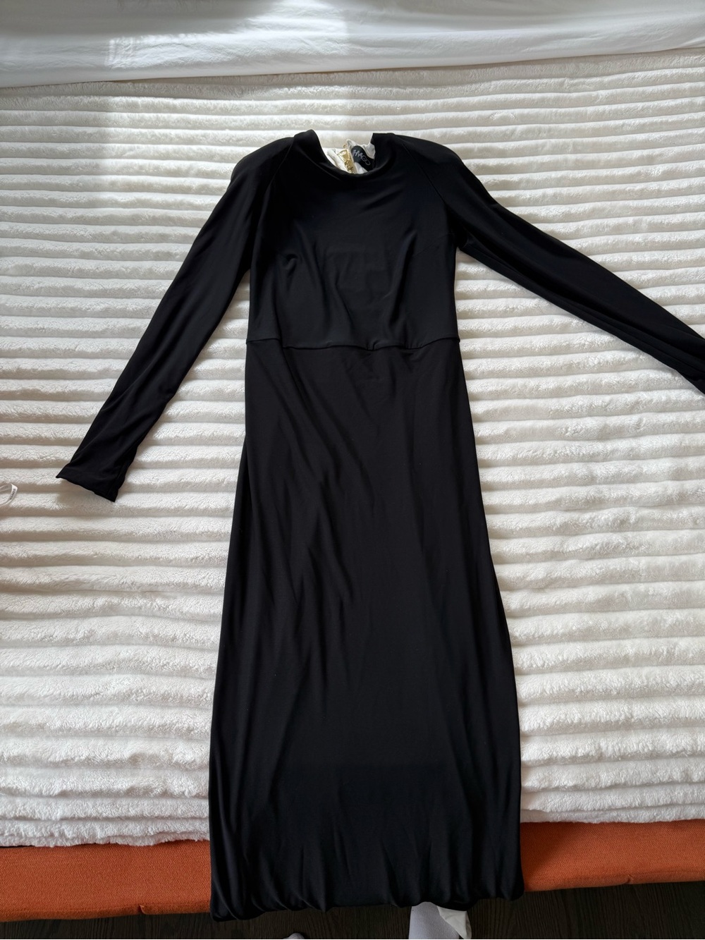 Zhivago Black Long-Sleeve Maxi Dress